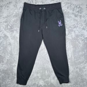Psycho Bunny Black Jogger Pants XL